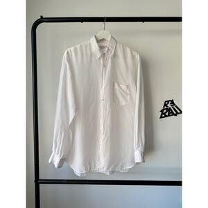 Comme des Garcons CDG Shirt White Silk Shirt